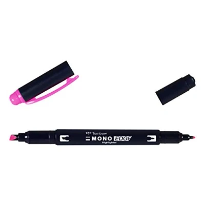 Abbildung von Tombow WA TC90 Textmarker MONO edge mit Keil und Rundspitze pink, 180 x 10 2 cm