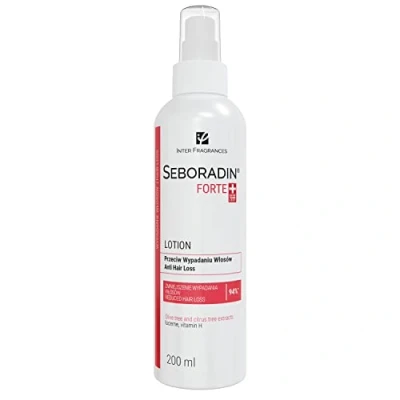 Abbildung von Seboradin Lotion Gegen Haarausfall Haarverlust Haarverdünnung Haarwachstum Haarlotion Für Frauen Männer Vitamine Natürliche Extrakte Haar Kopfhaut Pflege Haarpflege 200 ml Forte