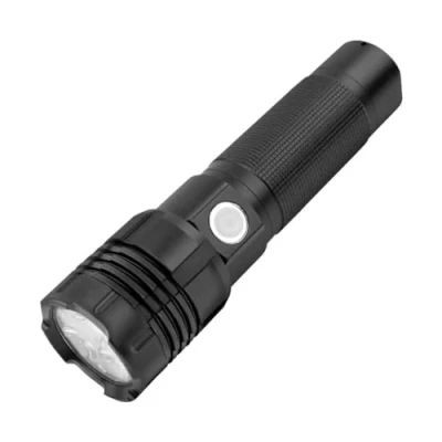 Abbildung von ANSMANN Taschenlampe PRO 3000R (1 Stück) Wiederaufladbare Taschenlampe, ideal für Berufstätige, Sportler, usw. Leistungsstarke Handleuchte mit 6 verschiedenen Leuchtmodi (einschließlich SOS)