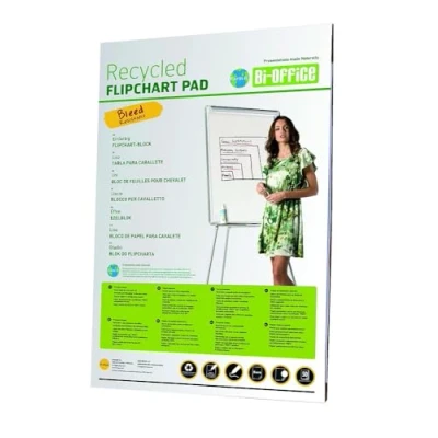 Abbildung von Bi Office FL0311802 Earth It Flipchartblock aus Recyclingpapier
