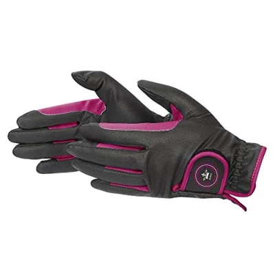 Abbildung von PFIFF 101951 Damen Winter Reithandschuhe, Winterreithandschuhe, Schwarz / Pink M