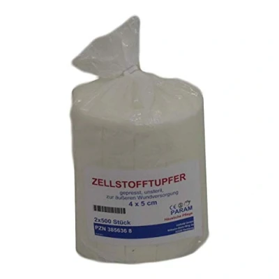 Abbildung von Zellstofftupfer 4x5 cm 1000 St