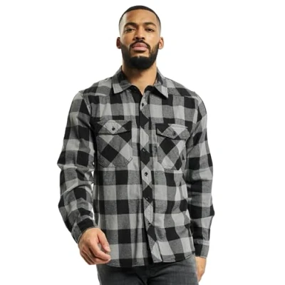 Abbildung von Brandit Hemd, Herren, Größe: XL, Black charcoal