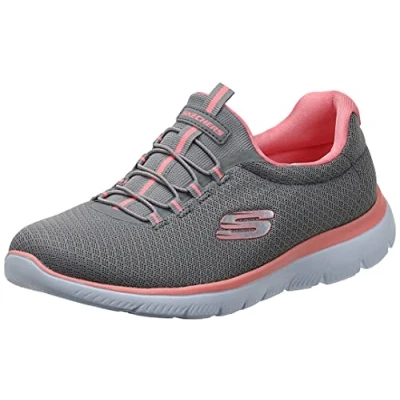 Abbildung von Skechers Damen Summits Sneaker, Grey Pink, 36.5 EU