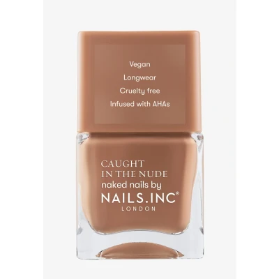 Abbildung von Nails Inc MALEDIVES BEACH Nagellack Natürlicher Nude Ton AHA angereicherte, pflegende Formel für hydratisierte Nägel Breiter Pinsel optimale Nail Art Vegan, Langanhaltend &amp; Cruelty Free