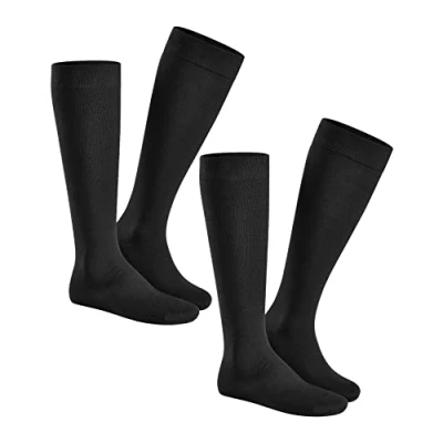 Abbildung von Hudson Herren Kniestrümpfe Only 2 Pack wärmend Black 0005 43/46
