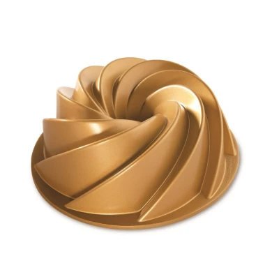 Abbildung von Nordic Ware Gugelhupf Backform Heritage Bundt Gold ø 26 cm / 2.4 Liter