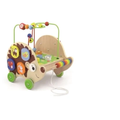 Abbildung von Hölzerner Igel mit verschiedenen Aufgaben 4in1 ,,VIGA TOYS