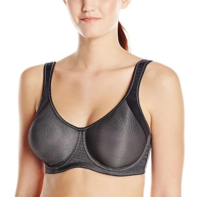 Abbildung von Anita Active Damen BH (Mit Bügel), 5519 Sport BH, Gr. 70B, Schwarz (schwarz 001)