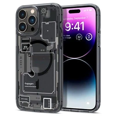 Abbildung von Spigen für iPhone 14 Pro Ultra Hybrid MagFit ZeroOne Hülle MagSafe Magnetisch Case Handyhülle Schutzhülle Cover Dünn Slim