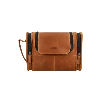 Abbildung von Gusti Leder Chester Kosmetiktasche, Größe: One Size, Brown