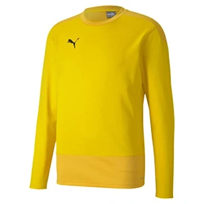 Abbildung von Puma Teamgoal Training Fleecepullover, Herren, Größe: Large, Cyber yellow
