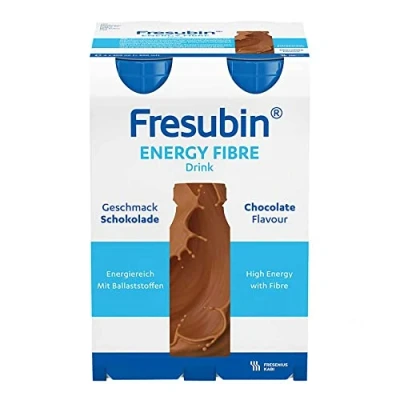 Abbildung von Fresenius Kabi Fresubin Energy Fibre Drink Schokolade Trinkflasche, 4 x 200 ml, 1er Pack (1 2,75 kg)