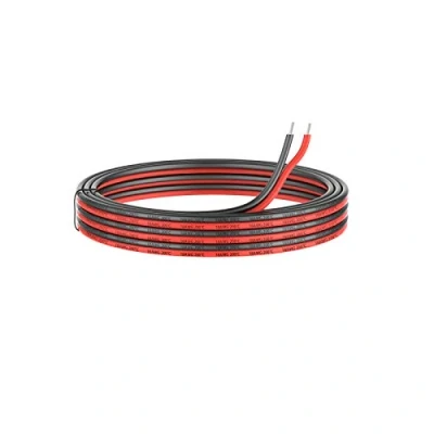Abbildung von 0.82mm² 18 AWG Silikon Elektrischer Draht Kabel anschließen 10 Meter [5 schwarz und 5 rot] Weich flexibel aus verzinntem Kupferdraht Hohe Temperaturbeständigkeit 200 Celsius 600V