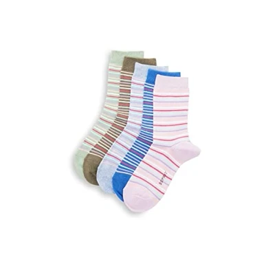 Abbildung von Esprit Unisex Kinder Multi Stripe 5 Pack Socken Nachhaltige Biologische Baumwolle dünn gemustert Paar