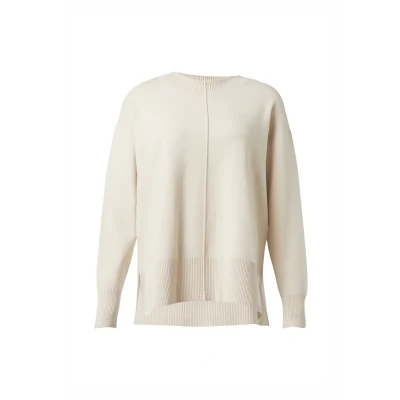 Abbildung von comma casual identity IM Boxyschnitt Strickpullover, Damen, Größe: 40, Helles beige