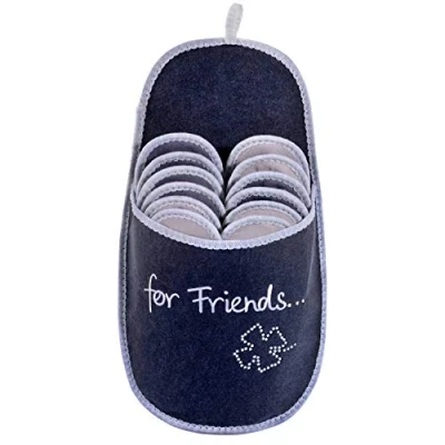 Abbildung von ONVAYA ABS Gästepantoffel for Friends, 6er Set, Antirutsch, Hausschuhe Pantoffel