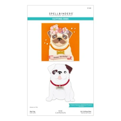 Abbildung von Spellbinders Big Pug Etched Dies (S7 248)