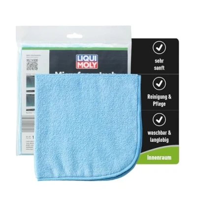 Abbildung von LIQUI MOLY Microfasertuch, Art. Nr. 1651 I 40 x cm Auto Trockentuch mit hoher Saugfähigkeit 1x sanftes Mikrofasertuch zur kratzerfreien Reinigung &amp; Pflege aller Oberflächen Waschbar
