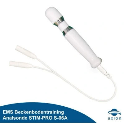 Abbildung von Axion Beckenboden Elektrostimulationsgerät Analsonde STIM PRO 6A zur EMS Behandlung von Inkontinenz, (EMS Gerät erforderlich)