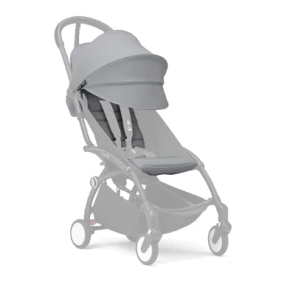 Abbildung von Stokke YOYO 6+ Farbpaket, Stone Nur Textilien: Sitzpolster, ausziehbares Verdeck &amp; Reißverschlusstasche hinten Erfordert Rahmen (separat erhältlich)