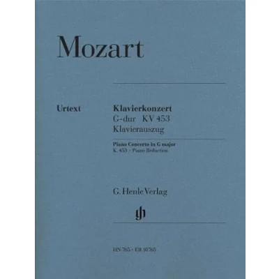Abbildung von Klavierkonzert G dur KV 453: Besetzung: Zwei Klaviere zu vier Händen (G. Henle Urtext Ausgabe)