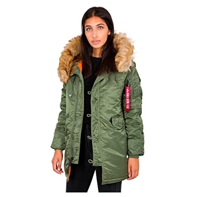 Abbildung von Alpha Industries Damen N3B VF 59 Wmn Winterjacke, Sage Green, M