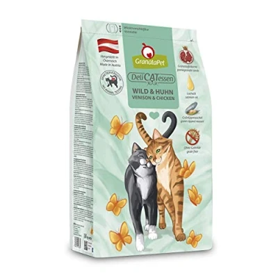 Abbildung von GranataPet DeliCatessen Wild &amp; Huhn Adult, Trockenfutter für Katzen, schmackhaftes Katzenfutter, Alleinfuttermittel ohne Getreide Zuckerzusätze, 1800 g