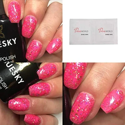 Abbildung von BLUESKY Gel Polish, Barbie Pink, BLZ4, 10ml, auflösbarer Nagellack, Rosa, Pastel, Neon, Glitzer (Aushärtung unter UV /LED Lampe erforderlich) er Pack(x)