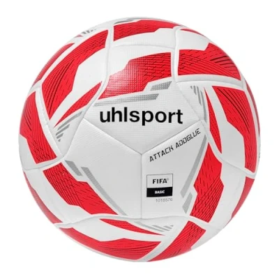 Abbildung von uhlsport Fußball Attack ADDGLUE Fussball Soccer Spielball Trainingsball mit Neuer Technologie für Jugend und Aktive FIFA Basic