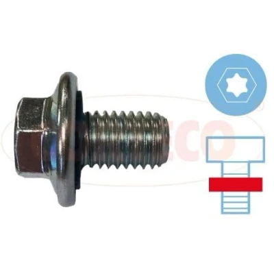 Abbildung von CORTECO 49471176 Ölablaßschraube M12 x 175 18 T45 mit Dichtring OPEL: Insignia A Sports Tourer, Astra J Zafira C Tourer