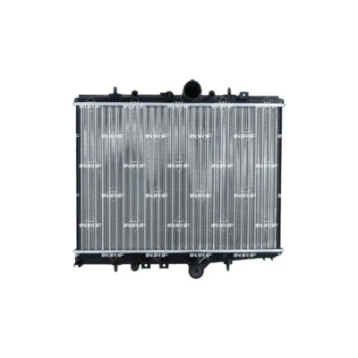 Abbildung von NRF 58351A Kühler, Motorkühlung Aluminium 554 380 24 Kühlrippen mechanisch gefügt PEUGEOT: 607 Limousine, CITROËN: C5 I Schrägheck