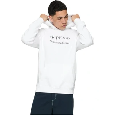 Abbildung von Mister Tee Depresso Kapuzenpullover, Herren, Größe: Small, White