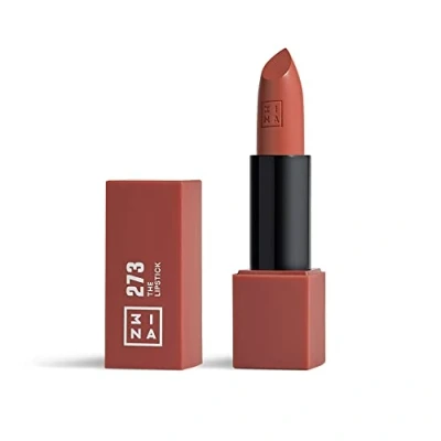 Abbildung von 3INA MAKEUP The Lipstick 273 Helles Bordeauxrot Lippenstift Matt Lippen Stift mit Vitamin E und Shea Butter Langanhaltender Hochpigmentiert Creme Vanille Duft Vegan Cruelty Free