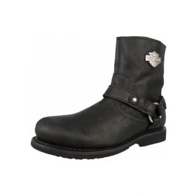 Abbildung von Harley Davidson Scout Cowboy/Bikerstiefelette, Herren, Größe: 46, Black Schuhe