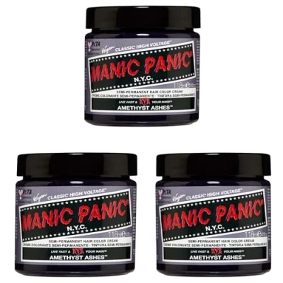 Abbildung von Manic Panic Cendres d&#039;Améthyste Grausamkeit, vegan und lebendig 3 x 118ml