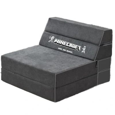 Abbildung von phoenix group AG Minecraft Schlafsofa, Klappsofa, gepolstert, passend zum Kojenbett 120x90cm
