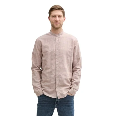 Abbildung von TOM Tailor Regular FIT Hemd, Herren, Größe: 3XL, Mocha brown chambray