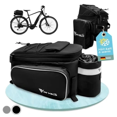 Abbildung von MIVELO Fahrradtasche Gepäckträgertasche mit Isolierfunktion erweiterbar &quot;Keanu&quot;