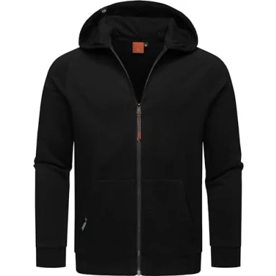 Abbildung von Ragwear Zenway Sweatjacke, Herren, Größe: Medium, Black