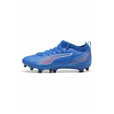Abbildung von Puma Ultra 6 MATCH FG/AG Fußballschuhe Teenager Für Kinder Blue/White/Glowing Red Größe: 33