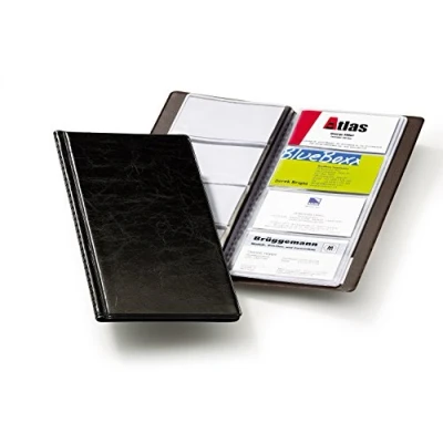 Abbildung von Durable Visitenkartenalbum Visifix 2380, für 96 Karten 90 x 57 mm, 115 253 8, 5 schwarz, 238001