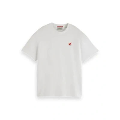 Abbildung von Scotch &amp; Soda CORE THE FREE Spirit Peace BIRD Tshirt basic, Damen, Größe: Small, White