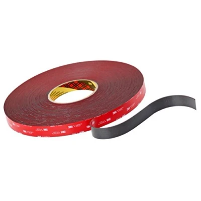 Abbildung von 3M VHB Klebeband, 4611 F, 50 mm x 33 m, 1,1 mm, Grau, Schutzabdeckung: Folie (1 er Pack)