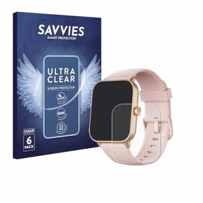 Abbildung von Savvies 6 Stück Schutzfolie für aeac IDW19 1.85&quot; Displayschutz Folie Ultra Transparent