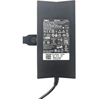 Abbildung von Dell Netzteil Ladegerät Adapter 130W 7.4mm 6.7A PA 4E für alle Laptops VJCH5 HG5D1 JU012 CM161 MTMPN 63P9N VNM7N LA130PM121 DA130PE1 mit Netzkabel