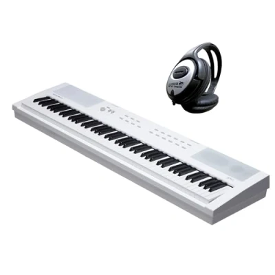 Abbildung von Kurzweil KAE1 WH Stage Piano Keyboard Weiss 88 Tasten + keepdrum Kopfhörer