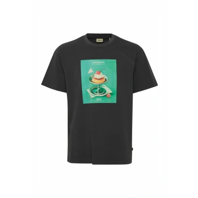 Abbildung von Solid Sdnong Tshirt print, Herren, Größe: Large, True black