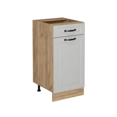 Abbildung von Vicco Küchenunterschrank R Line, Weiß Landhaus, 40 cm ohne Arbeitsplatte