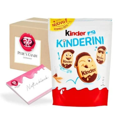 Abbildung von 1 x Kinder Kinderini 250g Milch und Kakao Mürbekekse mit Geschenk von Pere&#039;s Candy